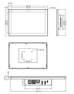 10,1" промышленный сенсорный IPS дисплей для Raspberry Pi 5 в металлическом корпусе