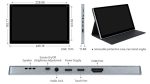 10,5'' Waveshare емкостный сенсорный AMOLED дисплей, HDMI, 2560×1600 2K, оптическое соединение