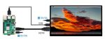 13,3" AMOLED 2K Display Waveshare HDMI/Type-C, 2560×1440 - Сенсорный дисплей