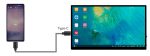 13,3" AMOLED 2K Display Waveshare HDMI/Type-C, 2560×1440 - Сенсорный дисплей
