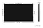 13,3" AMOLED 2K Display Waveshare HDMI/Type-C, 2560×1440 - Сенсорный дисплей