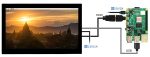 13,3" Display Waveshare HDMI LCD (H) без корпуса, 1920x1080, IPS экран