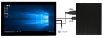 13,3" Display Waveshare HDMI LCD (H) без корпуса, 1920x1080, IPS экран