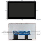 13,3" Display Waveshare HDMI LCD (H) без корпуса, 1920x1080, IPS экран