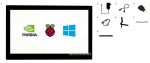 13,3" Display Waveshare HDMI LCD (H) без корпуса, 1920x1080, IPS экран