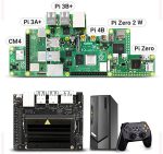 13,3" Display Waveshare HDMI LCD (H) (with case) V2, 1920x1080, IPS - Монитор для Raspberry Pi 3B/2B/B+/A+/B