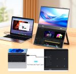 15,6" портативный складной двойной дисплей, 1920х1080, mini HDMI/Type-C
