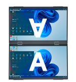 15,6" портативный складной двойной дисплей, 1920х1080, mini HDMI/Type-C
