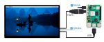 18,5" емкостный сенсорный Full HD дисплей 1920×1080, HDMI/Type-C без корпуса
