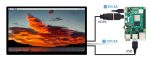 18,5" емкостный сенсорный Full HD дисплей 1920×1080, HDMI/Type-C без корпуса