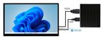 18,5" емкостный сенсорный Full HD дисплей 1920×1080, HDMI/Type-C без корпуса