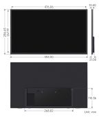 21,5" портативный монитор Luckfox, 1920 × 1080, mini HDMI/Type-C, без сенсорного экрана