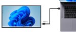 24,5" портативный 2K монитор Luckfox, 2560 × 1440, mini HDMI/Type-C, без сенсорного экрана