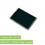 3.5" Display Waveshare(C) Raspberry Pi Touch Screen Display 480x320 125MHz High-Speed SPI - для всех версий Raspberry Pi