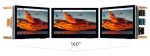 4,3" емкостный сенсорный QLED-дисплей 800 × 480 с интерфейсом DSI без корпуса