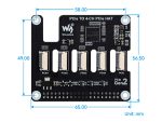 4-Ch PCIe FFC Adapter Board - 4-х канальный адаптер PCIe FFC для Raspberry Pi 5