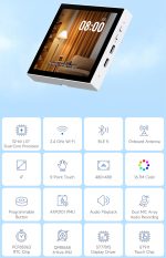 4" сенсорная панель управления Smart 86 Box на базе контроллера ESP32-S3