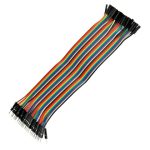 40pcs 20cm Male to Female Color Ribbon - Соединительный кабель 1X40 Пин папа-мама - 20 см