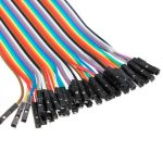 40pcs 20cm Male to Female Color Ribbon - Соединительный кабель 1X40 Пин папа-мама - 20 см