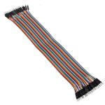 40pcs 20cm Male to Male Color Ribbon - Соединительный кабель 1X40 Пин папа-папа - 20 см