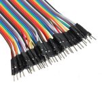 40pcs 20cm Male to Male Color Ribbon - Соединительный кабель 1X40 Пин папа-папа - 20 см
