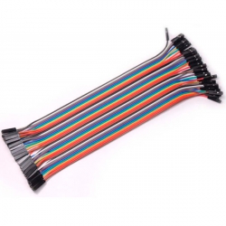40pcs 30cm Female to Female Color Ribbon - Соединительный кабель 1X40 Пин мама-мама - 30см