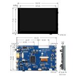 5 IPS - экран, HDMI интерфейс,1024x600