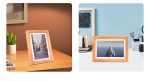 7.3″ полноцветный E-paper экран с деревянной фоторамкой, разрешением 800×480