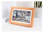 7.3″ полноцветный E-paper экран с деревянной фоторамкой, разрешением 800×480