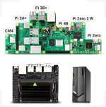7,9" Waveshare емкостный сенсорный дисплей 400×1280 HDMI, IPS экран, закаленное стекло