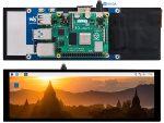 7,9" Waveshare емкостный сенсорный дисплей 400×1280 HDMI, IPS экран, закаленное стекло