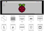 7,9" Waveshare емкостный сенсорный дисплей 400×1280 HDMI, IPS экран, закаленное стекло
