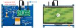 7" резистивный сенсорный ЖК-дисплей, 1024×600, HDMI, IPS, без корпуса