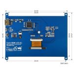 7" Waveshare емкостный сенсорный монитор (С) 1024×600 IPS Screen, HDMI интерфейс