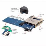 Адаптер карт памяти TF Micro SD 2 в 1 для Raspberry Pi