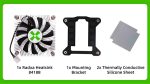 Активный радиатор 8418В для Radxa ROCK 5 ITX