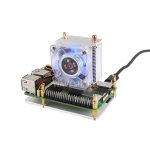 Активный радиатор ICE Tower для Raspberry Pi 5 с RGB-светодиодом
