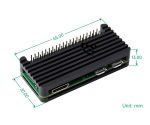 Алюминиевый корпус для Raspberry Pi Zero W и Zero 2W