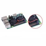 Алюминиевый радиатор с двумя вентиляторами для Raspberry Pi