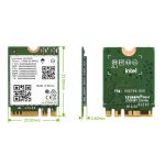 Беспроводная сетевая карта AX210, гигабитный трехдиапазонный Wi-Fi 6E, стандарт 802.11AX, Bluetooth 5.2