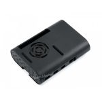 Черный овальный корпус для Raspberry Pi 4 с вентилятором