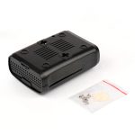 Черный пластиковый корпус для Raspberry PI 3/ Pi 2/ B+ с возможностью установки вентилятора
