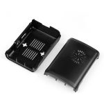 Черный пластиковый корпус для Raspberry PI 3/ Pi 2/ B+ с возможностью установки вентилятора