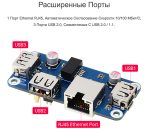 Ethernet/USB HUB HAT(B) концентратор для серии Raspberry Pi