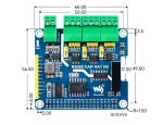 Изолированная плата расширения RS485 CAN HAT (B) для Raspberry Pi