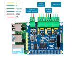 Изолированная плата расширения RS485 CAN HAT (B) для Raspberry Pi