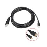 Кабель 4K HDMI/microHDMI длиной 3 метра черного цвета