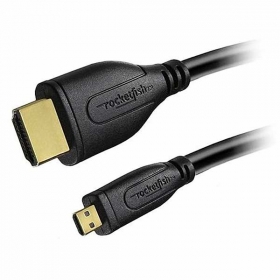 Кабель HDMI/microHDMI длиной 1,5 метра черного цвета