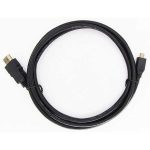 Кабель HDMI/microHDMI длиной 1,5 метра черного цвета