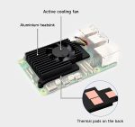 Комплект активного охлаждения для Raspberry PI 5 Active-Cooler-A